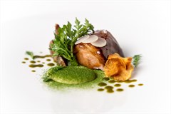 Agnello, topinambur e ortiche